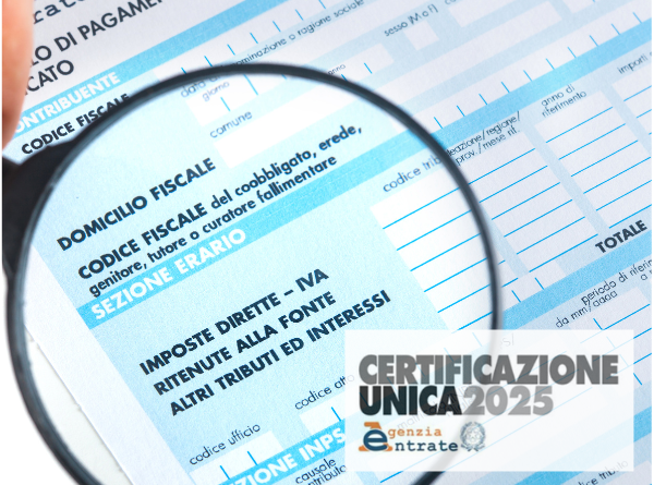 Certificazione unica locazioni brevi- Associazione AGGE